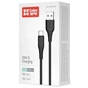 Дата кабель USB 2.0 AM to USB-C 2.0m 3A textured PVC black ColorWay (CW-CBUC095-BK) - зменшене зображення 4
