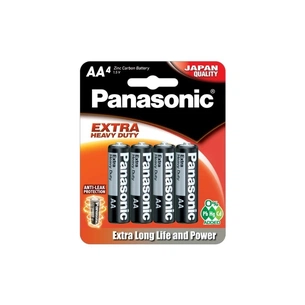 Батарейка AA (R6) Extra Heavy Duty угольно-цинковая 4pcs Blister Panasonic (R6NPT/4B) изображение 1