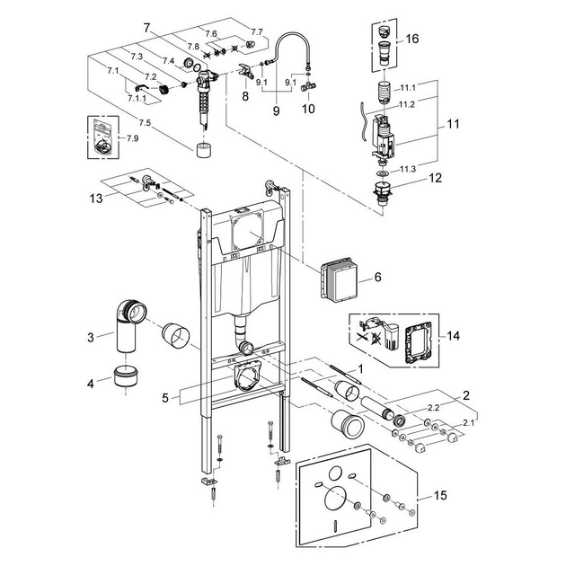 Інсталяція Grohe QuickFix 38971000 (CV030562) - picture 7