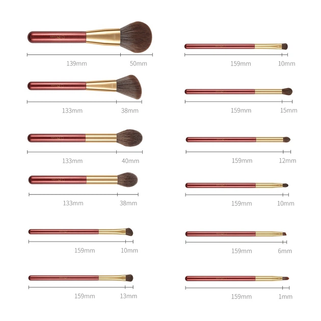 Пензлик для макіяжу Xiaomi DUcare Style Brush 12 шт. (BB1203-XM) - picture 6
