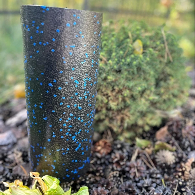 Масажний ролик PowerPlay PP-4347 EPP Foam Roller 33x14см Чорно/Синій (PP_4347_Blue_(33*14)) - picture 8