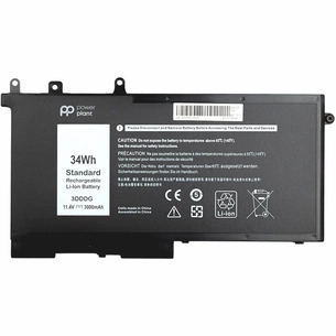 Акумулятор до ноутбука PowerPlant DELL Latitude E5580 (3DDDG) 11.4V 3000mAh (NB441259) зображення 1