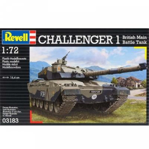 Збірна модель Revell Танк Challenger I 1:72 (3183) - изображение 1