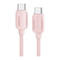 Дата кабель USB-C to USB-C 1.0m 100W pink Essager (EXCTT1-WL04-P) - уменьшенное изображение 1