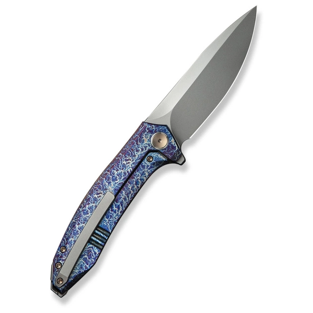 Ніж Weknife Acuminal, Rainbow Titanium, Stonewash (WE23070-4) - picture 3