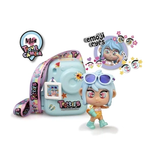 Лялька Trotties Міні-лялька Міа з фотоапаратом, синя (TFT21000C) зображення 1