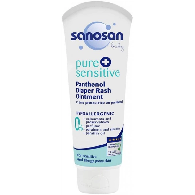 Детский крем Sanosan от опрелостей с пантенолом 100 мл (4003583213238) - изображение 1