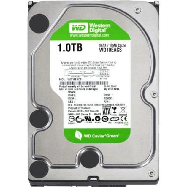 Жорсткий диск 3.5" 1TB WD (#WD10EACS#) - изображение 1