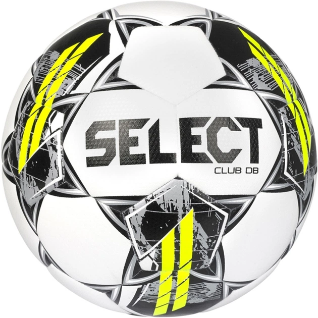 М'яч футбольний Select FB Club DB v23 біло-сірий Уні 5 (5703543316052) - зображення 1