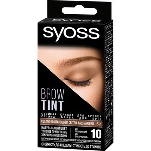 Фарба для брів Syoss Brow Tint 5-1 Світло-каштановий 17 мл (4015100327762) изображение 1