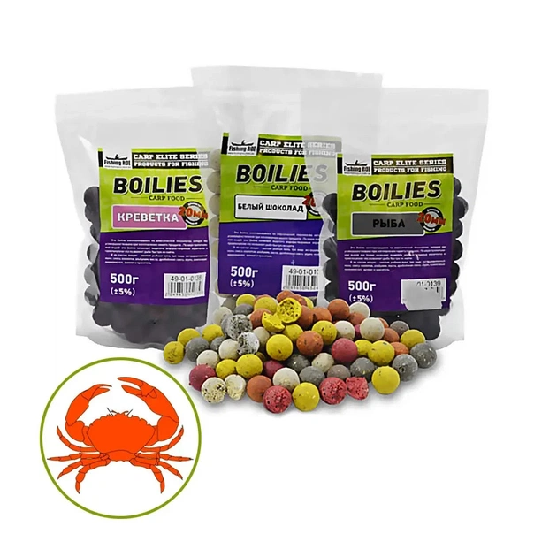 Бойл Fishing ROI Boilies Краб 20 мм 500 г (49-01-0137) - зображення 1