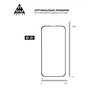 Скло захисне Armorstandart Pro 3D Apple iPhone 16 Plus Black (ARM78033) - зменшене зображення 3