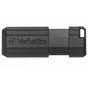 USB флеш накопичувач Verbatim 64GB Store 'n' Go Pin Pin Stripe Black USB 2.0 (049065) - зменшене зображення 1