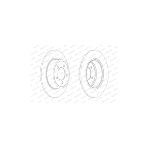 Гальмівний диск FERODO DDF1763C зображення 1