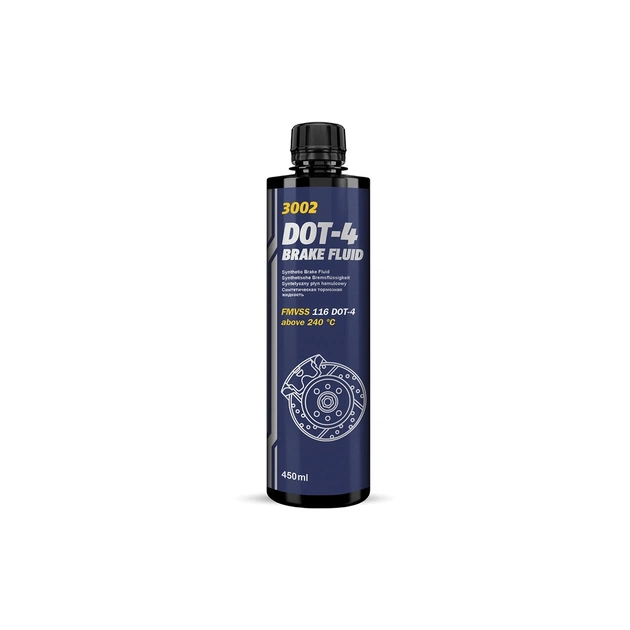 Гальмівна рідина Mannol DOT 4 0,45 л (MN3002-05) - изображение 1