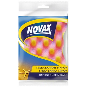 Губка для купання Novax Mirage 1 шт. (4823058320526) изображение 1
