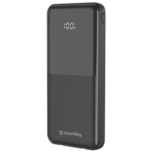 Батарея универсальная ColorWay 10 000 mAh DigiPower PD/22.5W, QC/4.0, Black (CW-PB100LP01BK) изображение 1