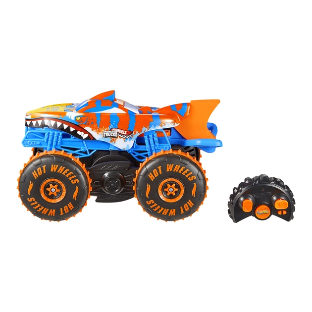 Радіокерована іграшка Hot Wheels Автомодель Monster Trucks Tiger shark climber 1:15 (JFR39) - picture 3