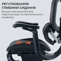 Крісло офісне Sihoo Doro C300 PRO V2 Black з підставкою для ніг (C300-PRO-V2-B101-JT) - зменшене зображення 12