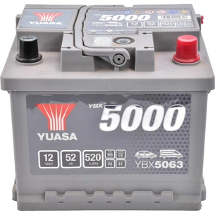 Акумулятор автомобільний Yuasa 12V 52Ah Silver High Performance Battery (YBX5063) зображення 1