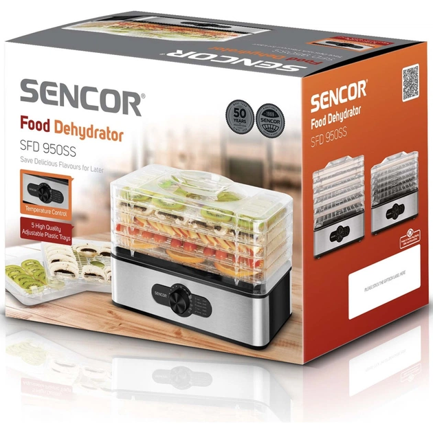 Сушка для овочів та фруктів Sencor SFD950SS - зображення 9
