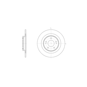 Гальмівний диск REMSA 61528.00 зображення 1