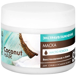 Маска для волосся Dr. Sante Coconut Hair Відновлення та блиск 300 мл (4823015938283) зображення 1