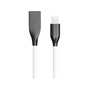 Дата кабель USB 2.0 AM to Lightning 1.0m white PowerPlant (CA910724) - зменшене зображення 1