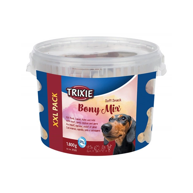 Ласощі для собак Trixie Soft Snack Bony Mix XXL 1.8 кг (4011905315263) - зображення 1