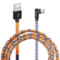 Дата кабель USB 2.0 AM to Micro 5P 1.0m Orange/Blue Grand-X (FM-08OB) - зменшене зображення 1