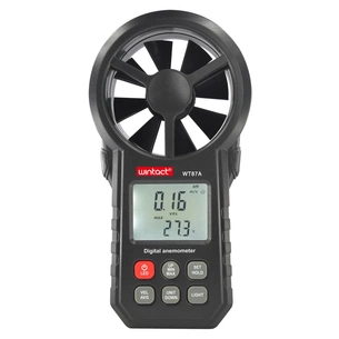 Анемометр Wintact крильчастий 0,3-30м/с, -10-45°C (WT87A) зображення 1