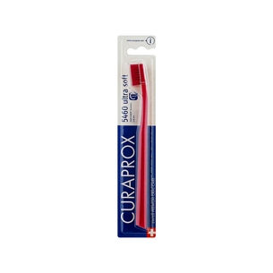 Зубна щітка Curaprox CS 5460 Ultra Soft Ультрам'яка D 0.10 мм Малинова з малиновою щетиною (CS 5460-07) зображення 1