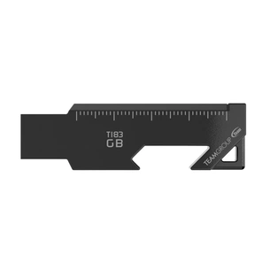 USB флеш накопичувач Team 64GB T183 Black USB 3.1 (TT183364GF01) зображення 1