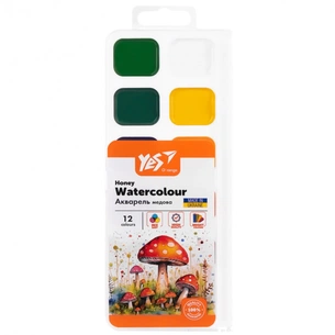 Акварельні фарби Yes Orange Line 12 кольорів б/п (110299) изображение 1
