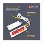 Мережевий подовжувач TECCO 3м 2 поста white (8681277841118) - зменшене зображення 5