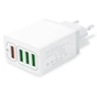 Зарядний пристрій XoKo QC-405 4 USB 6.2A White (QC-405-WH) - зменшене зображення 1