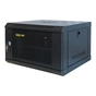 Шафа настінна GEAR 6U 19" 600x450x350 мм, + полка 19", black (GWMSN-6U-600-450) - уменьшенное изображение 1