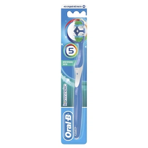 Зубна щітка Oral-B Комплекс П'ятистороннє чищення середнє 1 шт (3014260017156) зображення 1