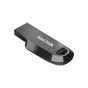 USB флеш накопичувач SanDisk 64GB Ultra Curve Black USB 3.2 (SDCZ550-064G-G46) - зменшене зображення 3