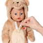 Аксесуар до ляльки Zapf Одяг для ляльки Baby Born - Комбінезон Ведмедика (836088) - зменшене зображення 3