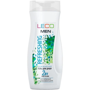 Гель для душу Leco для чоловіків Освіжаючий 250 мл (XL 40023) зображення 1