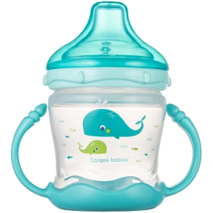 Поїльник-непроливайка Canpol babies Sweet fun 180 мл синя (57/300_blu) зображення 1