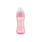 Пляшечка для годування Nuvita Mimic Cool 330мл рожева (NV6052PINK) - зменшене зображення 1