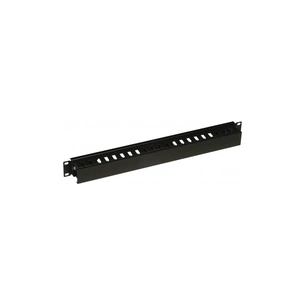 Кабельний організатор Conteg 19" 1U 40х60 пластмасова гребінка, RAL9005 (DP-VP-K02) зображення 1