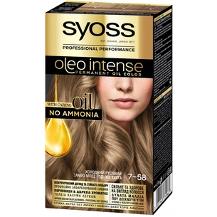 Фарба для волосся Syoss Oleo Intense 7-58 Холодний русявий 115 мл (5201143731867) зображення 1