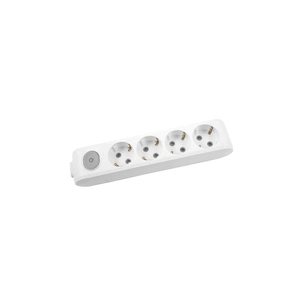Мережевий подовжувач Panasonic X-tendia із заземленням 4 розетки, 3м (WLTA04432GR-UA) зображення 1