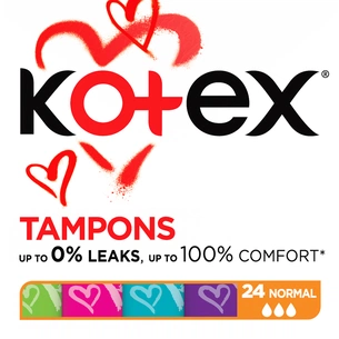 Тампони Kotex Normal 24 шт. (5029053534619) зображення 1