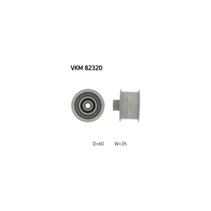 Ролик натягувача ременя SKF VKM 82320 зображення 1
