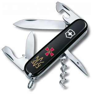 Ніж Victorinox Spartan Army 91 мм Чорний Емблема ЗСУ + Тризуб ЗСУ (1.3603.3_W1015u) зображення 1