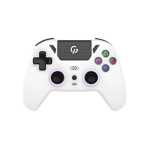 Геймпад GamePro GPS13W BT 5.3/USB/PC/iOS/Android/PS3/PS4 RGB White (GPS13W) зображення 1
